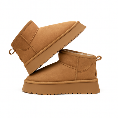 ANACIÉLO Genuine Suede CieloSoft Elevation Boots