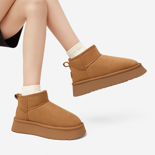 ANACIÉLO Genuine Suede CieloSoft Elevation Boots