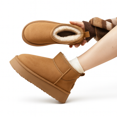 ANACIÉLO Genuine Suede CieloSoft Elevation Boots