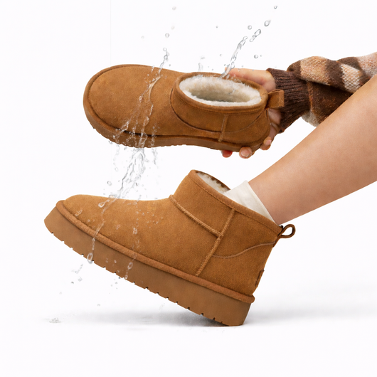 CIELOSoft™ Genuine Suede Elevation Platform Boot