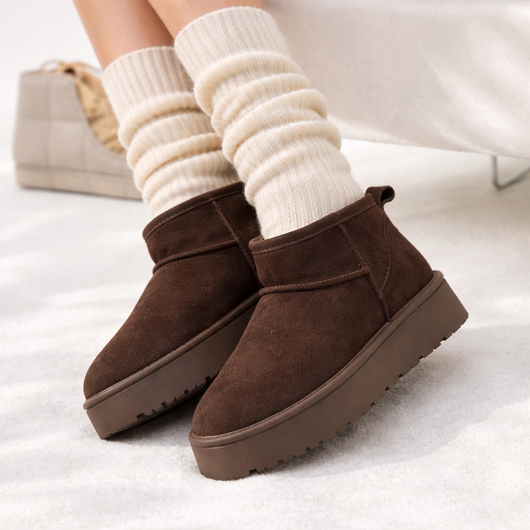 CIELOSoft™ Genuine Suede Elevation Platform Boot